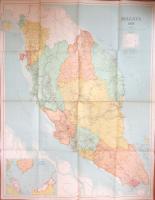 MALAYA Map 1950　マラヤ全図 