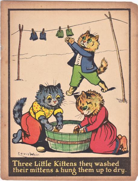 THREE LITTLE KITTENS -Painting Book-(LOUIS WAIN ルイス・ウェイン