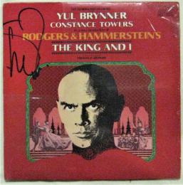 レコード　王様と私　ユル・ブリンナー　サイン入
