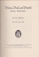 独文画集　舞台・ダンスホール・酒場　Bühne,Ball und Bänkel