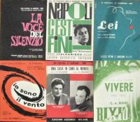 伊）サンレモ音楽祭ほか楽譜　1959年～1968年
