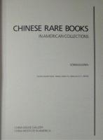 CHINESE RARE BOOKS　in american collections