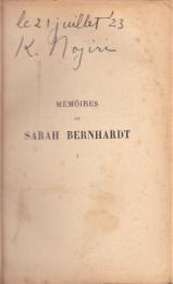 Ma Double Vie-Mémoires de Sarah Bernhardt Tome 1 大佛次郎旧蔵