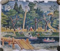 マツモト・フミオ水彩画　20枚　1920年代