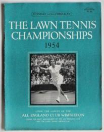 The Lawn Tennis Championships 1954 (ウインブルドン・テニス選手権プログラム）