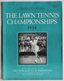 The Lawn Tennis Championships 1954 (ウインブルドン・テニス選手権プログラム）