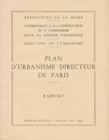 (仏）パリ都市計画 1959　PLAN D'URBANISME DIRECTEUR DE PARIS 1959