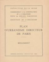 (仏）パリ都市計画 1959　PLAN D'URBANISME DIRECTEUR DE PARIS 1959