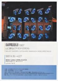 銀河庭園 1987 山口勝弘ビデオスペクタクル チラシ
