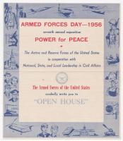 平和への力 POWER FOR PEACE 米国陸海軍記念日パンフレット