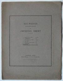 楽譜 Jacques Ibert FANTAISIE (Six Piéces)
