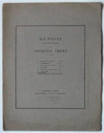 楽譜 Jacques Ibert FANTAISIE (Six Piéces)