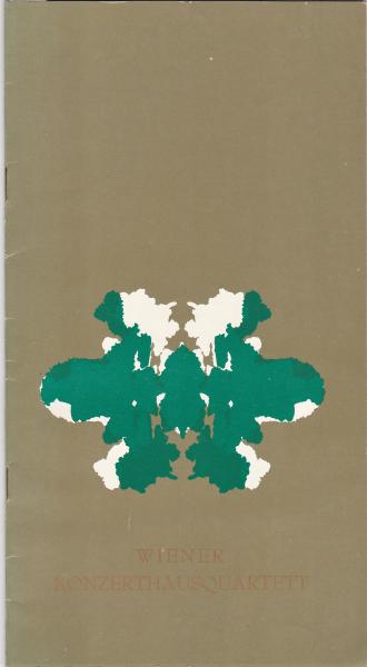 ウィーン・コンツェルト・ハウス弦楽四重奏団 日本公演プログラム 4名