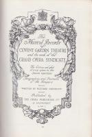 ROYAL OPERA COVENT GARDEN　Stories of the Operas and the Singers
 Official Souvenir Season 1919