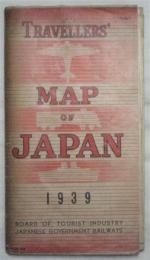 TRAVELLERS' MAP OF JAPAN 1939