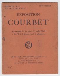 EXPOSITION Gustave Courbet　1919