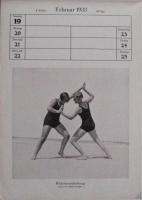 SPORT UND KÖRPERKULTUR 1933　カレンダー
