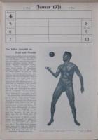 SPORT UND KÖRPERKULTUR 1931　カレンダー