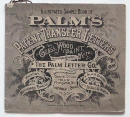 PALM'S Patent Transfer Letters　（転写文字見本帖）