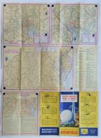 1939年ニューヨーク万国博覧会記念 Delaware,Maryland,Virginia,W.Virginia地図
