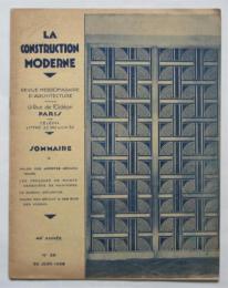 LA CONSTRUCTION MODERNE 　44e Année No.39