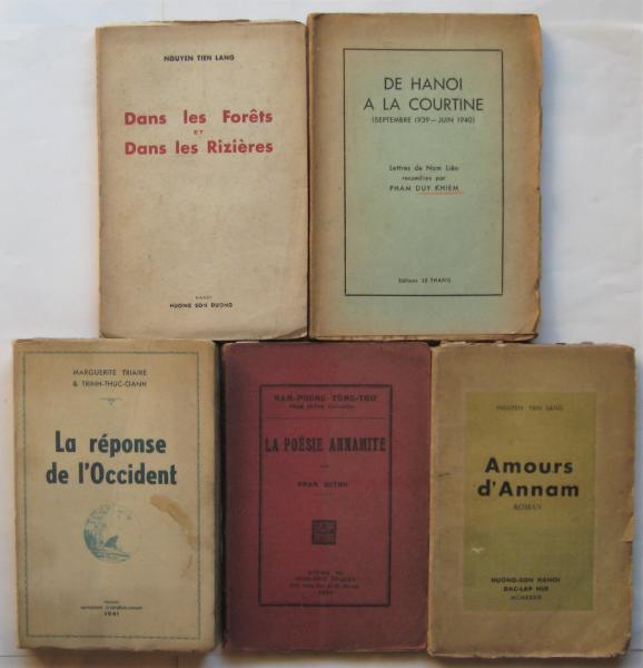 森三千代旧蔵 仏文ベトナム文学書 5冊 / 古本、中古本、古書籍の