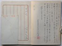 1960.1.16岸渡米阻止闘争逮捕者救援カンパ芳名帖　堀田善衛署名入