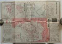 平和博朝日デー記念 東京市及郊外交通地図 附明治神宮案内