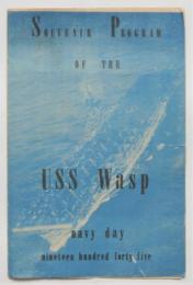 Souvenir Program of the USS Wasp　navy day 1945