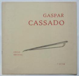 カスパール・カサード　Caspar Cassado　日本公演プログラム