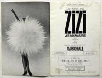 ZIZI JEANMAIRE　Saison1963　プログラム　チラシ共