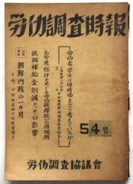 労働調査時報　第54号