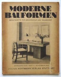 MODERNE BAUFORMEN　jahrgang31 heft11