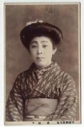 帝国劇場女優 森律子　写真絵葉書