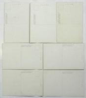 伊豆大島風俗絵葉書　7枚　袋付