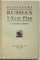 RUSSIA'S　5-Year Plan　M.ホワイト写真入