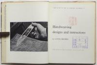 Handweaving designs and instructions　