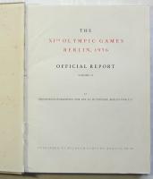 THE Ⅺth OLYMPIC GAMES BERLIN , 1936　OFFICIAL REPORT　Vol.2