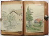 横浜・伊豆等「スケッチいろいろ」　1929－1931年　計67枚貼込