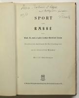 (独)スポーツと人種　Sport und Rasse　署名入
