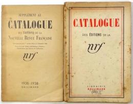 Catalogue des Éditions de la nrf 1936　ガリマール社出版目録