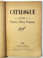 Catalogue des Éditions de la nrf 1936　ガリマール社出版目録