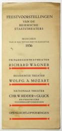 FEESTVOORSTELLINGEN van de Beiersche Staatstheaters 1936