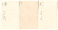 古川綠波　絵葉書　3枚