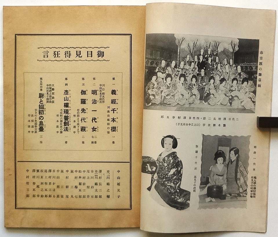 東京大歌舞伎 富士劇団中山延見子一座 筋書 / アルカディア書房 東京大歌舞伎 富士劇団中山延見子一座 筋書 / アルカディア書房