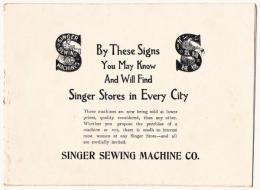 シンガー裁縫機械 型録