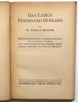 (独) F.ホドラーの生涯　Das Leben Ferdinand Hodlers