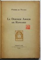 Le Dernier Amour de Ronsard　佐藤輝夫旧蔵