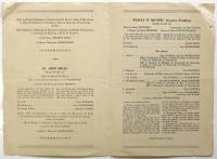 World's Fair Music Festival 1939　The Polish Ballet　プログラム
