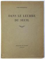 DANS LE LEURRE DU SEUIL　Y.ボンヌフォア署名入